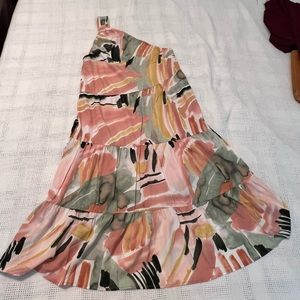 Mint Julep Boutique one shoulder dress